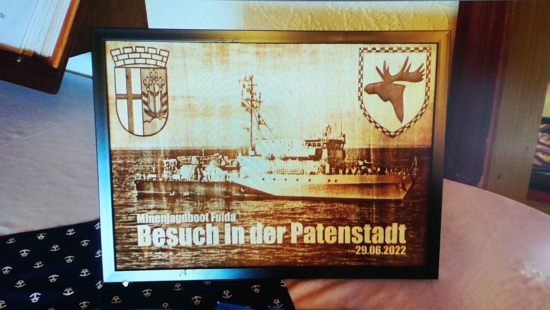 Patenschaftsbesuch Besatzung "Fulda" am 29.06.2022