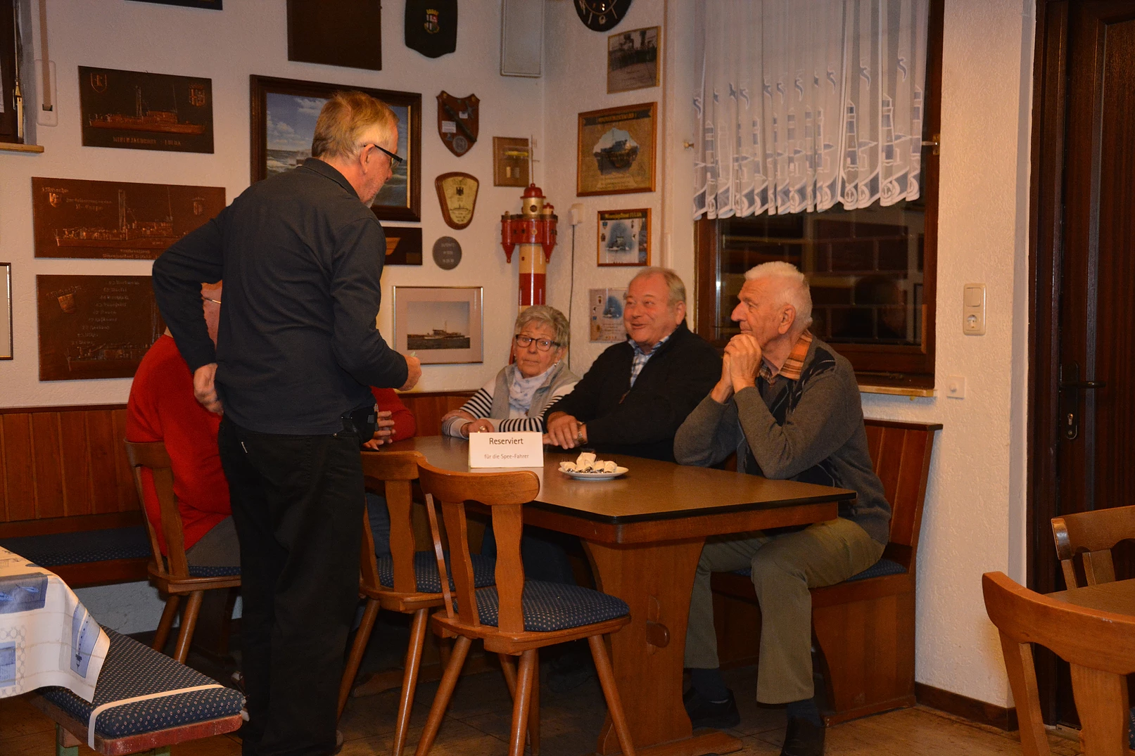Labskaus im Marineheim und Ehrung von Dieter Förster 60 Jahre DMB